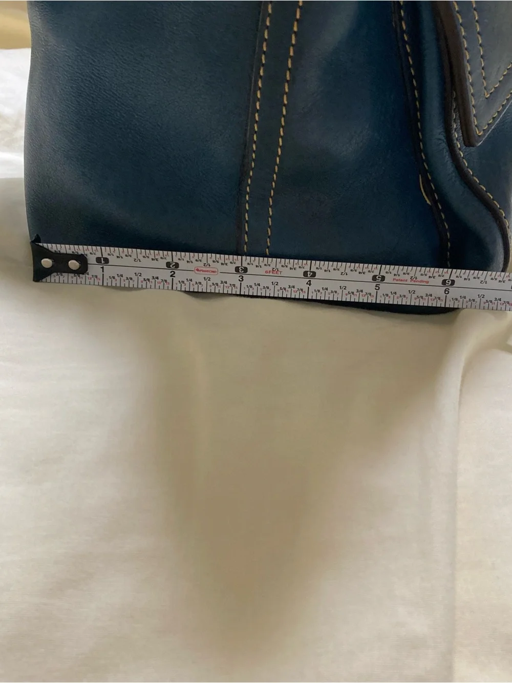Dooney & Burke leather florentine clayton satchel teal